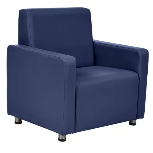 Environments Upholstered Arm Chair- Navy
