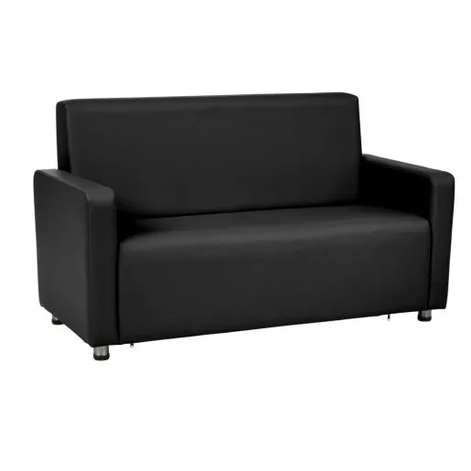 Environments Upholstered Arm Sofa - Black