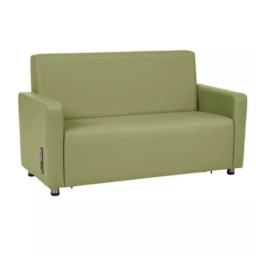 Environments Upholstered Arm Sofa - Fern Green
