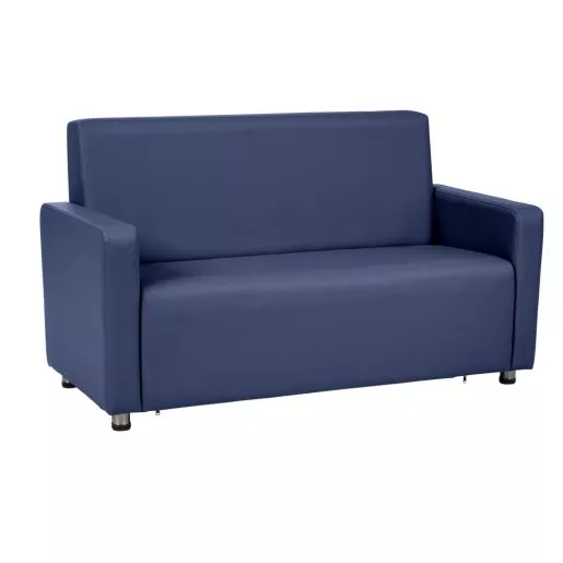 Environments Upholstered Arm Sofa- Navy