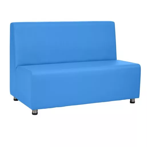 Environments Upholstered Armless Sofa - French Blue