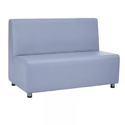 Environments Upholstered Armless Sofa - Powder Blue