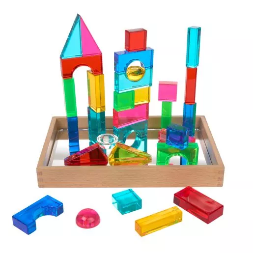 Excellerations Acrylic Building Blocks - 31pcs