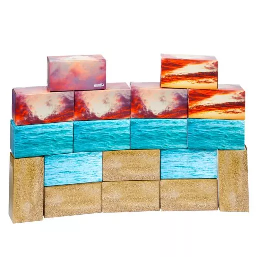 Excellerations Beach Nature Blocks - Set of 18