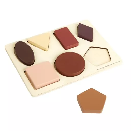 Excellerations Chunky Puzzle Shapes - Natural