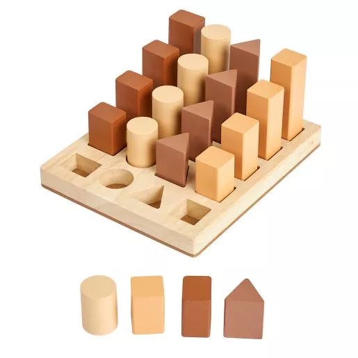 Excellerations Natural Shape Sequence Blocks - Set of 21