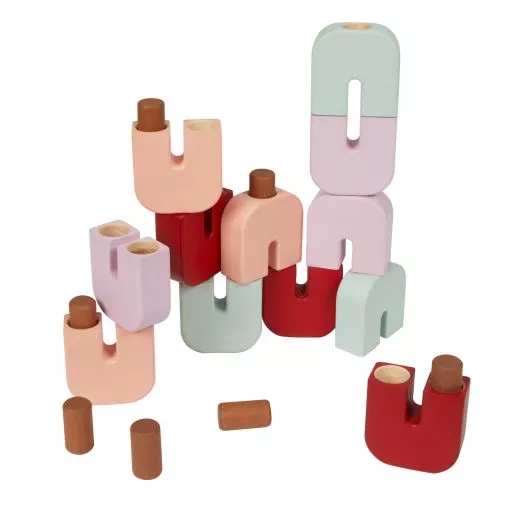 Excellerations Soft Color U-Blocks - Set of 30
