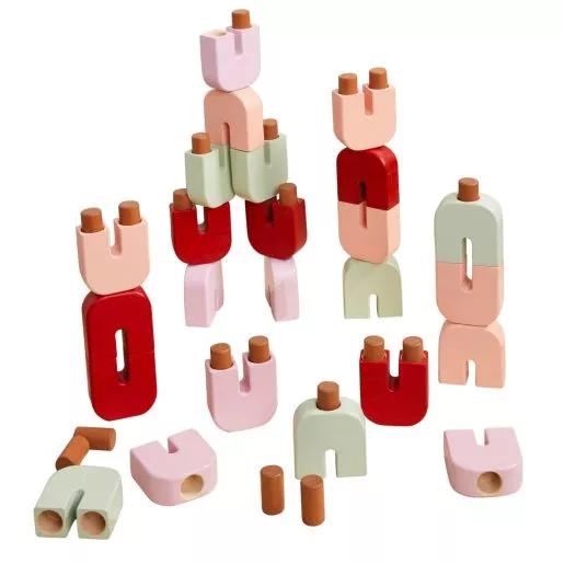 Excellerations Soft Color U-Blocks - Set of 60