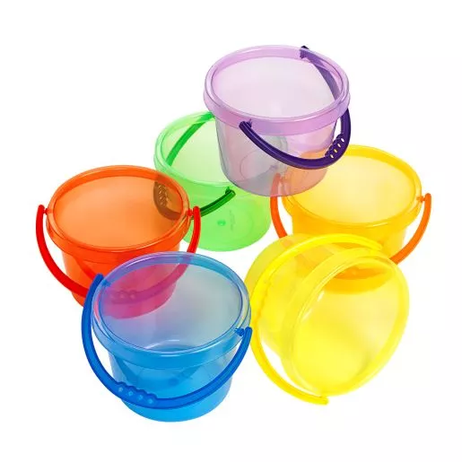 ExcellerationsTranslucent Buckets - Set of 6