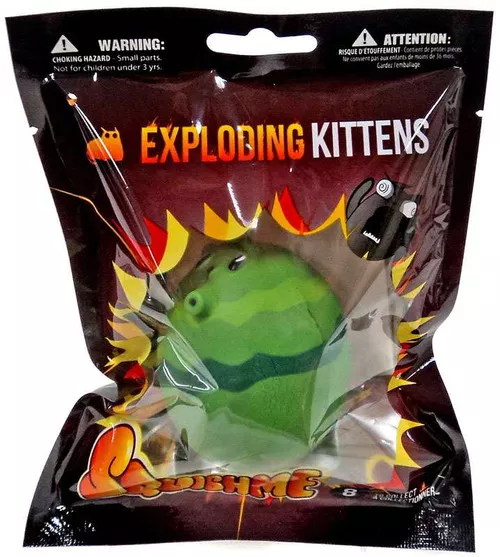 Exploding Kittens SquishMe Cattermelon Squeeze Toy