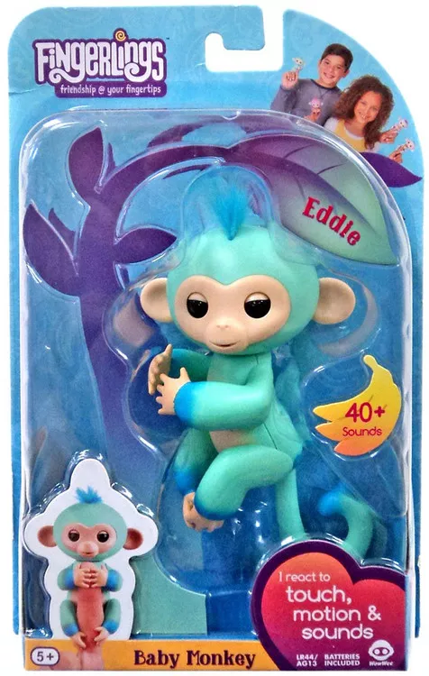 Fingerlings Baby Monkey Eddie Figure