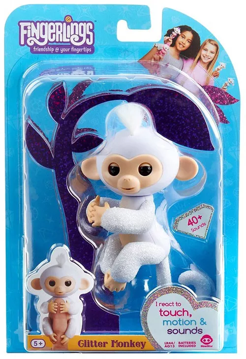 Fingerlings Glitter Monkey Sugar Figure