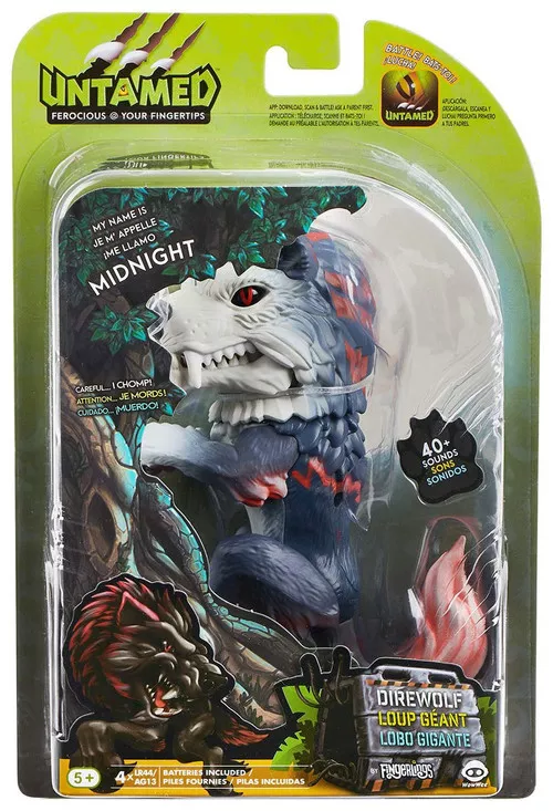 Fingerlings Untamed Direwolf Midnight Figure