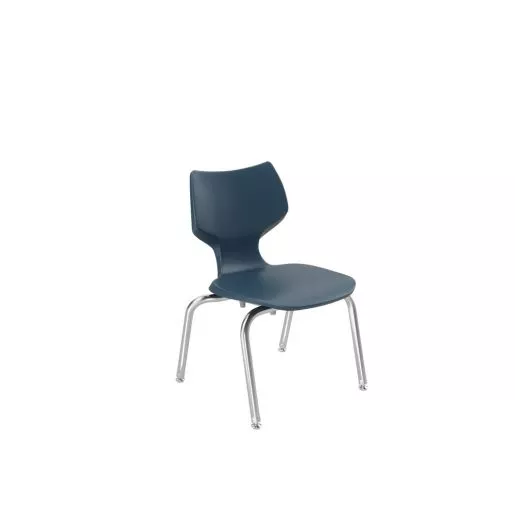 Flavors 12" Stack Chair - Charcoal