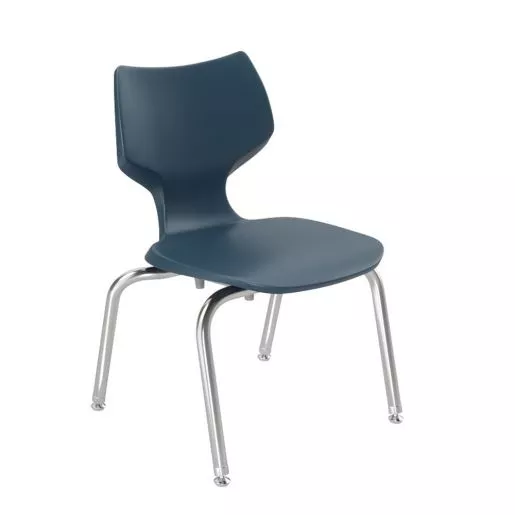 Flavors 14" Stack Chair - Charcoal