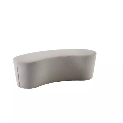 Flowform Bean Bench - Fog