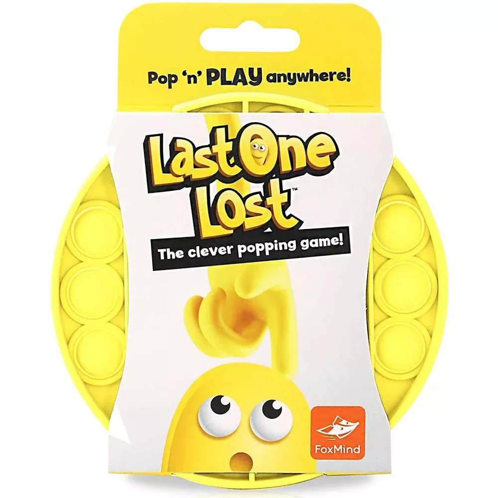 FoxMind Games Last One Lost Portable Strategy Game, Yellow