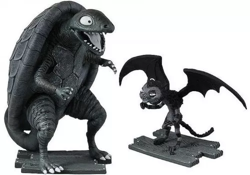 Frankenweenie Turtle Monster & Vampire Cat Mini Figure 2-Pack