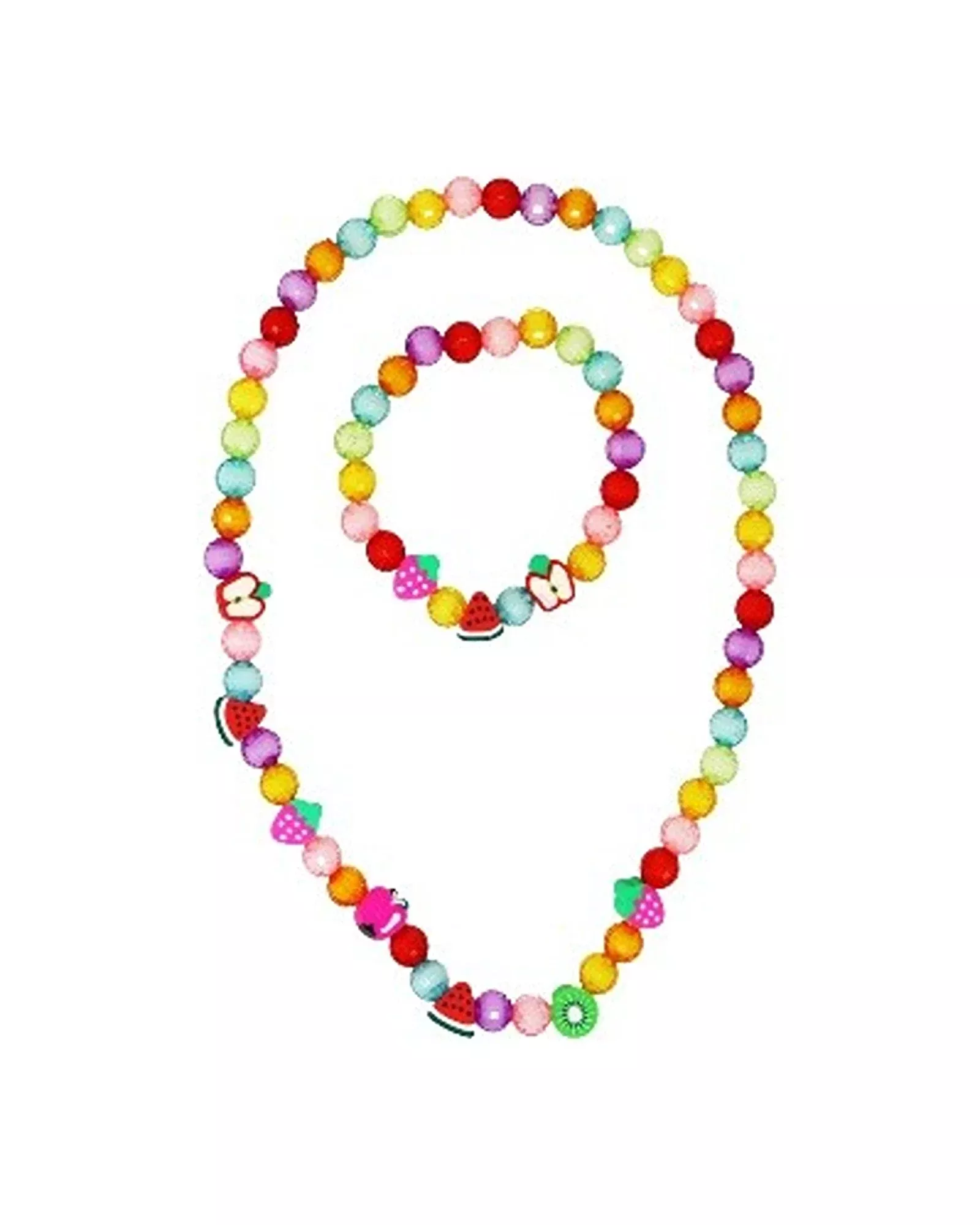 Fruit Necklace & Bracelet Set