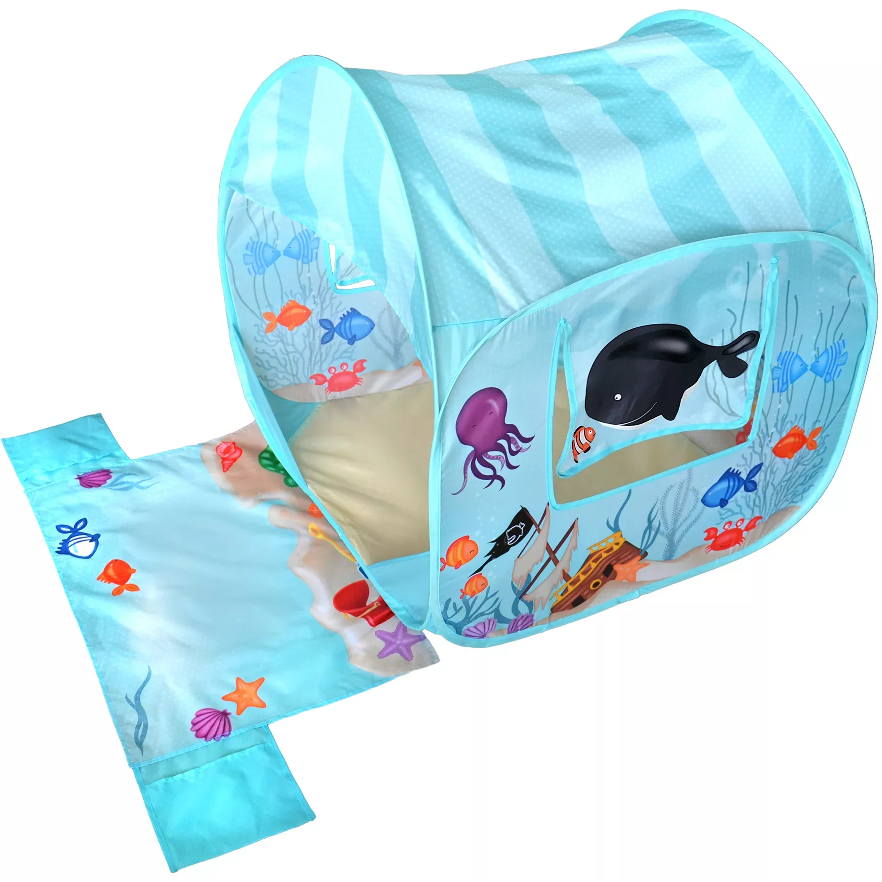 Fun2Give Pop-it-Up Beach Play Tent - Ocean Adventures