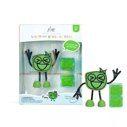 Glo Pals - Light Up Sensory Bath Toy Pippa (Green)