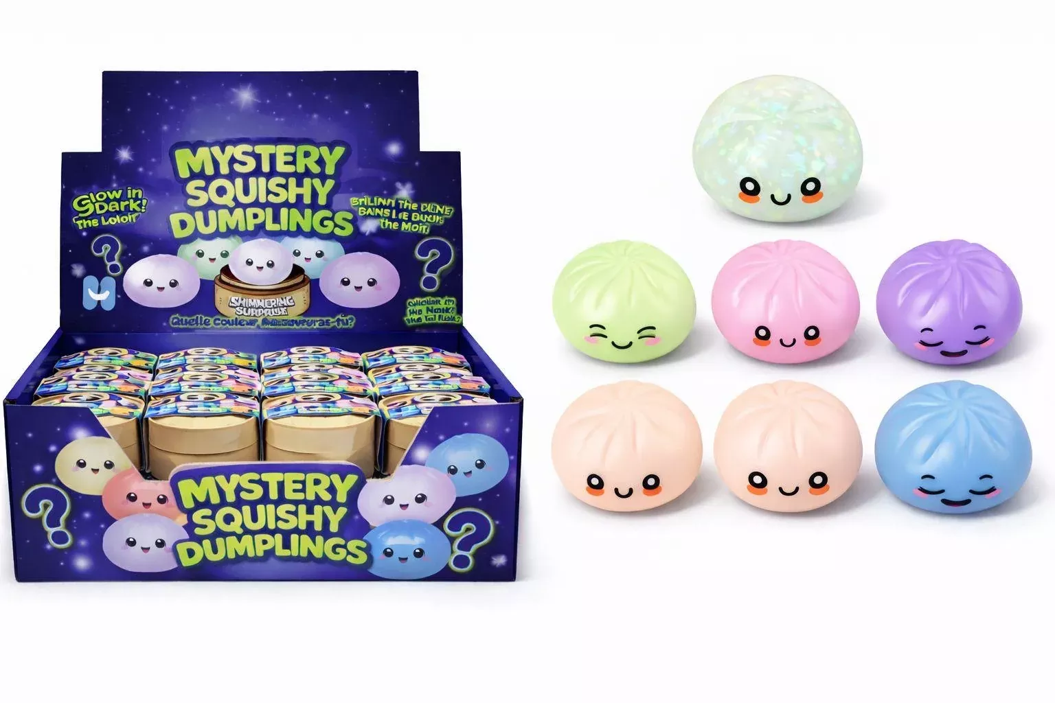 Glow in the Dark Mystery Squishy Dumpling - LIMIT OF SIX PER CUSTOMER