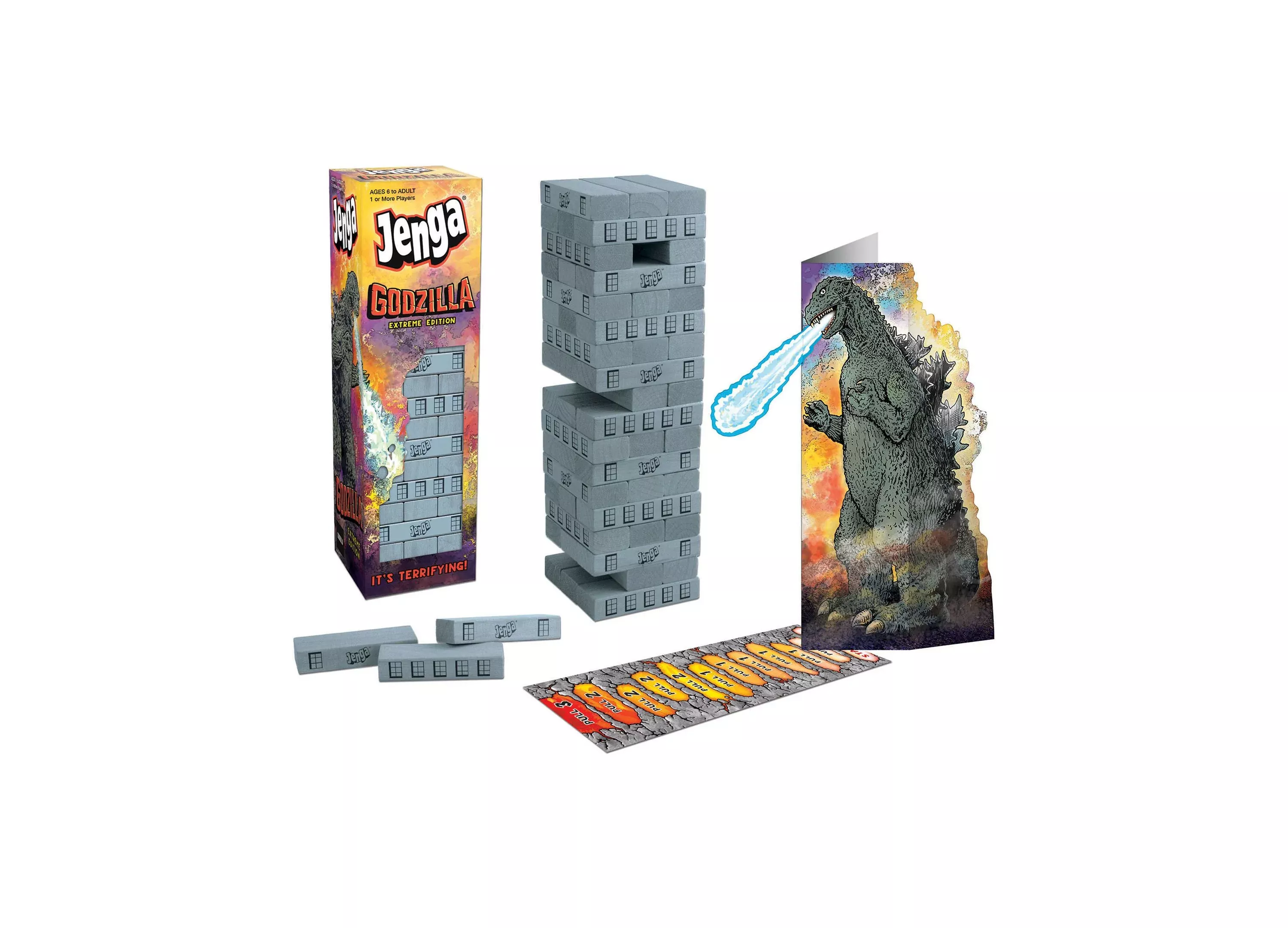 Godzilla JENGA Extreme Edition Board Game by USAopoly