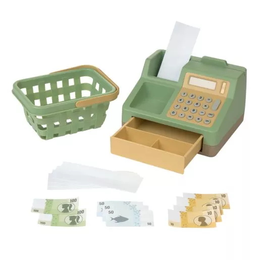 Green Garden Cash Register & Basket