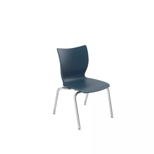 Groove 14" Stack Chair - Navy