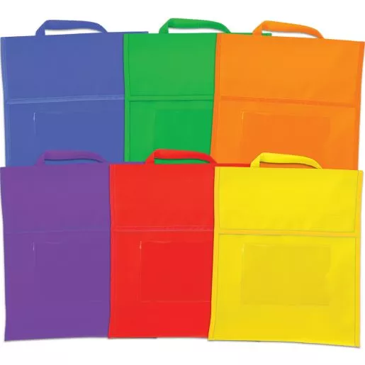 Group-Color Book Pouches - 6 Colors