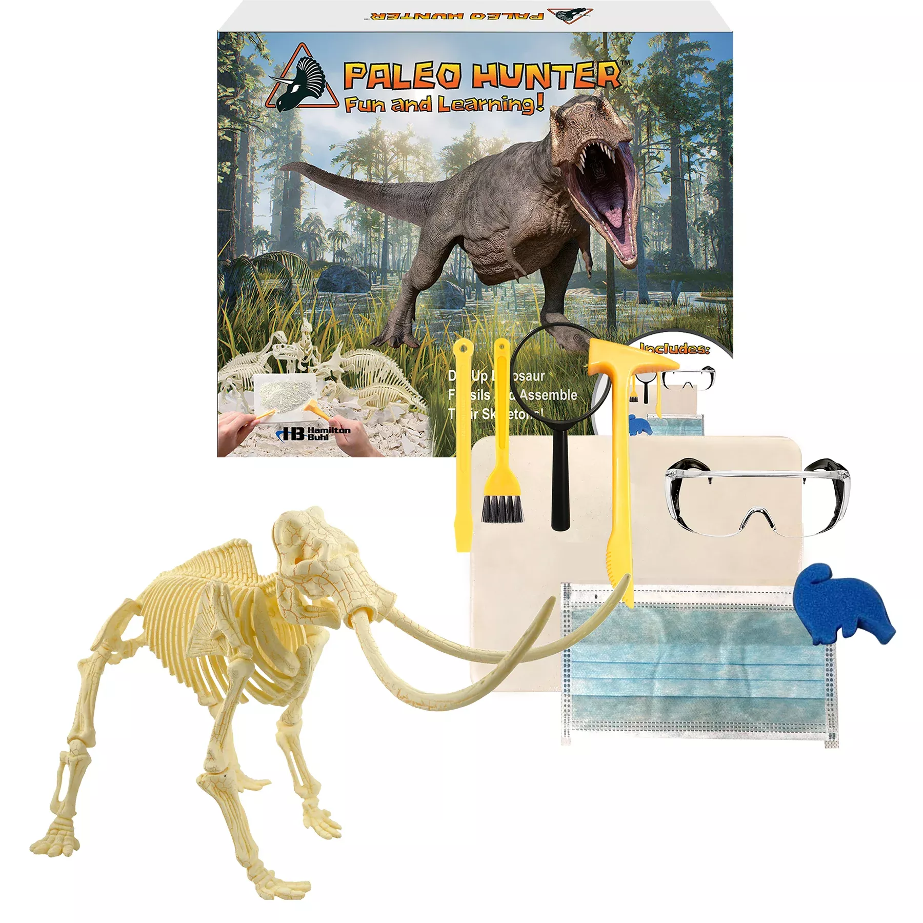 HamiltonBuhl Paleo Hunter Mammoth Rex Dig Kit - STEAM Education Set