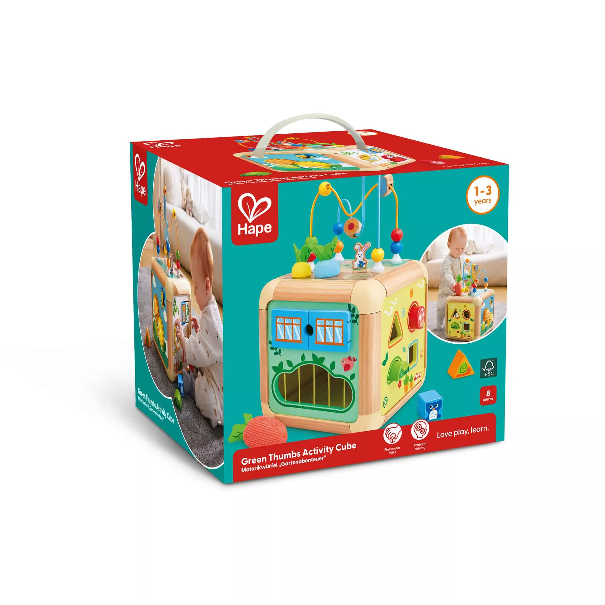 Hape Green Thumbs Activity Cube