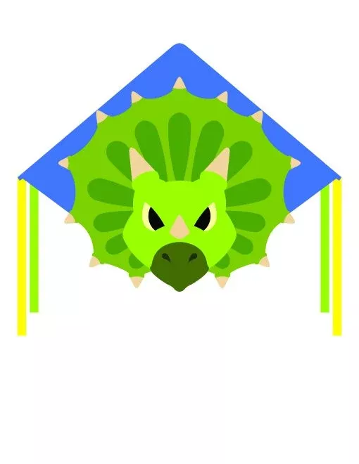 High as a Kite - Triceratops Kite