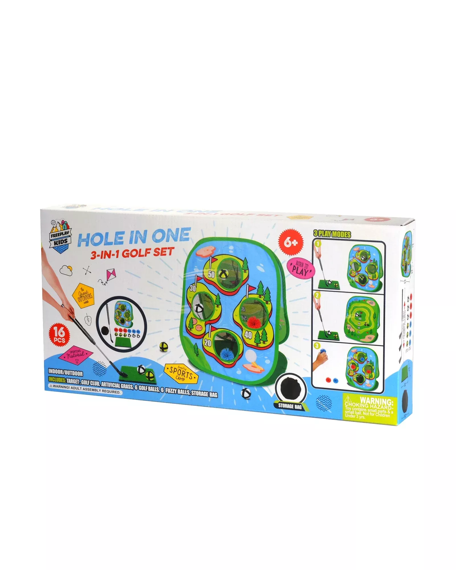 Hole in Fun 3-in-1 Golf Set