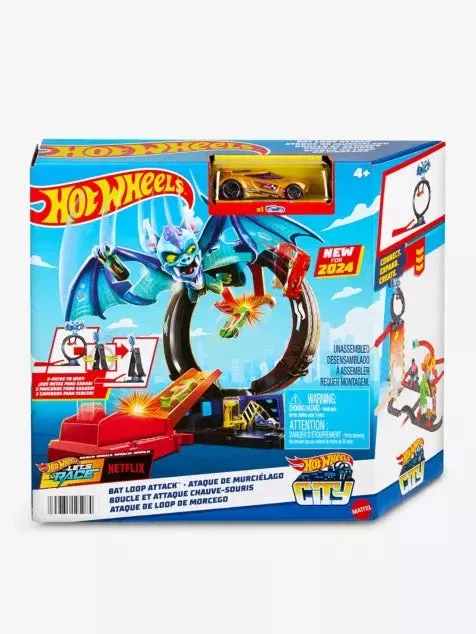 Hot Wheels Let's Race Netflix - Bat Loop Attack