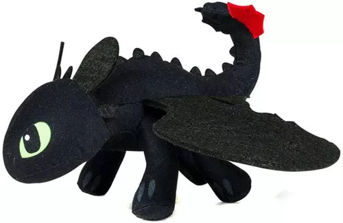 How to Train Your Dragon Dragons Red Tail Toothless 8-Inch Plush