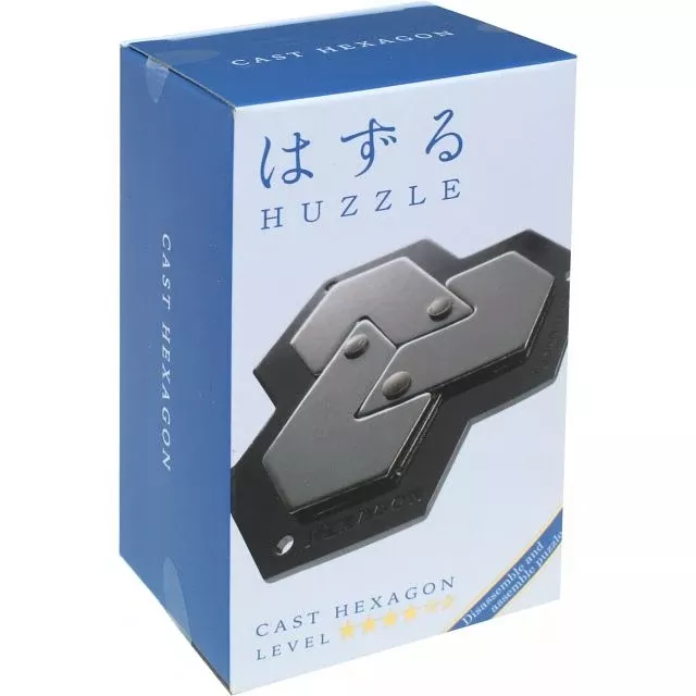 Huzzle Cast Hexagon Metal Puzzle