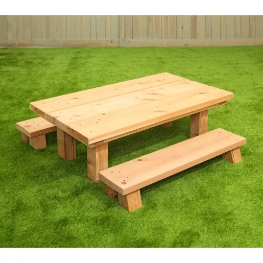 Infant Table and Benches - 5"H Seat & 14"H Table