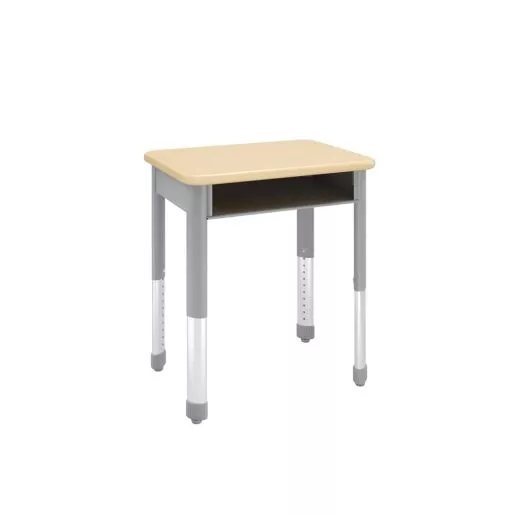 Interchange Rectangle Open Front Desk - Maple