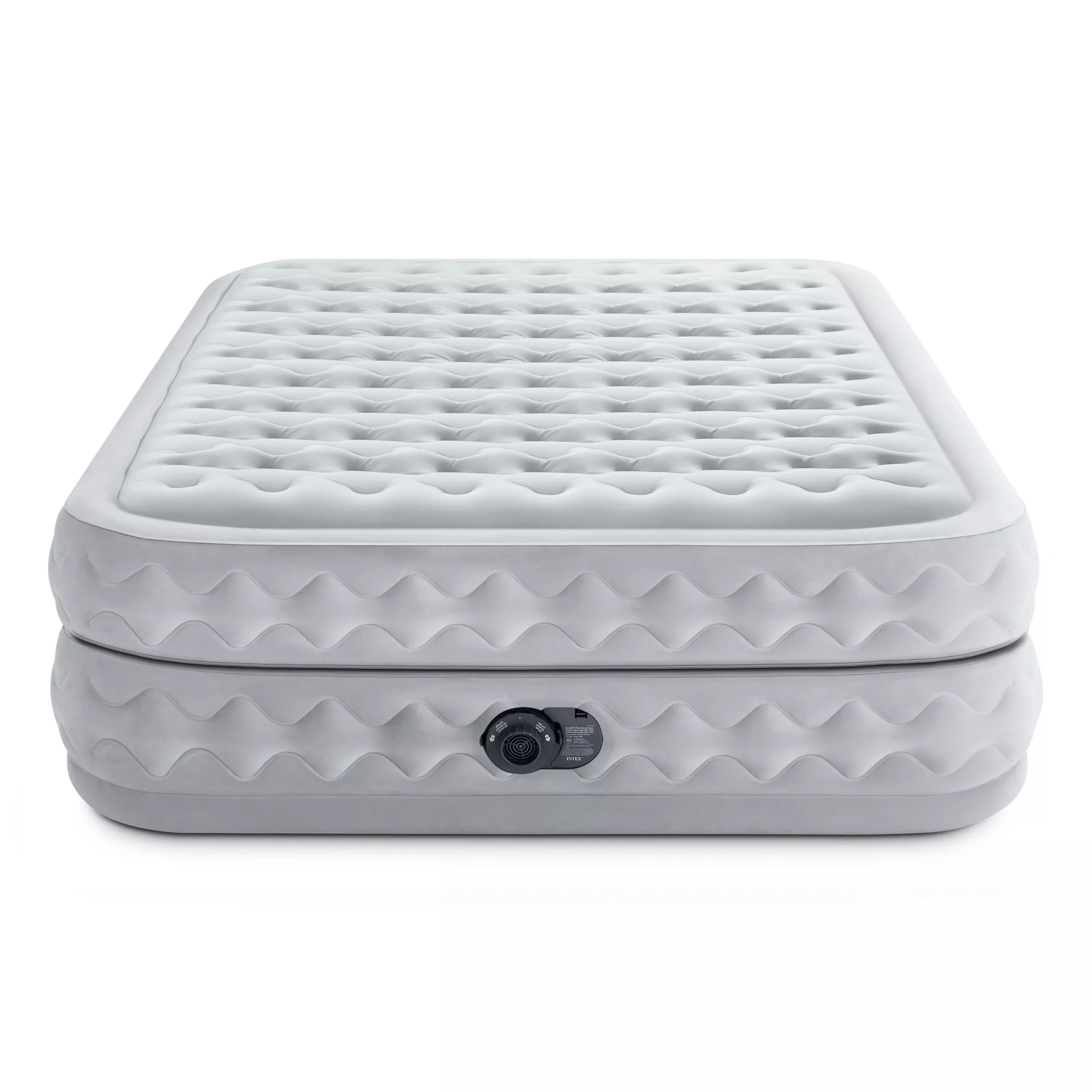 Intex Supreme Queen Airbed with Built-in Electric Pump & Fiber-Tech Technology