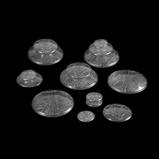 Iridescent Ornate Stacking Pebbles - 15 pack