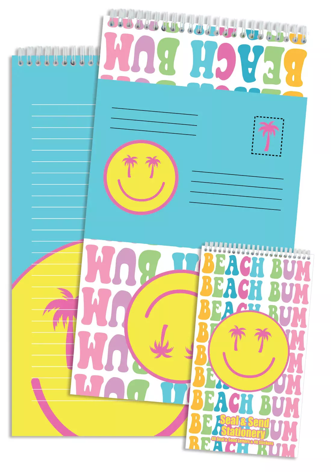 Iscream Beach Bum Seal & Send Stationery