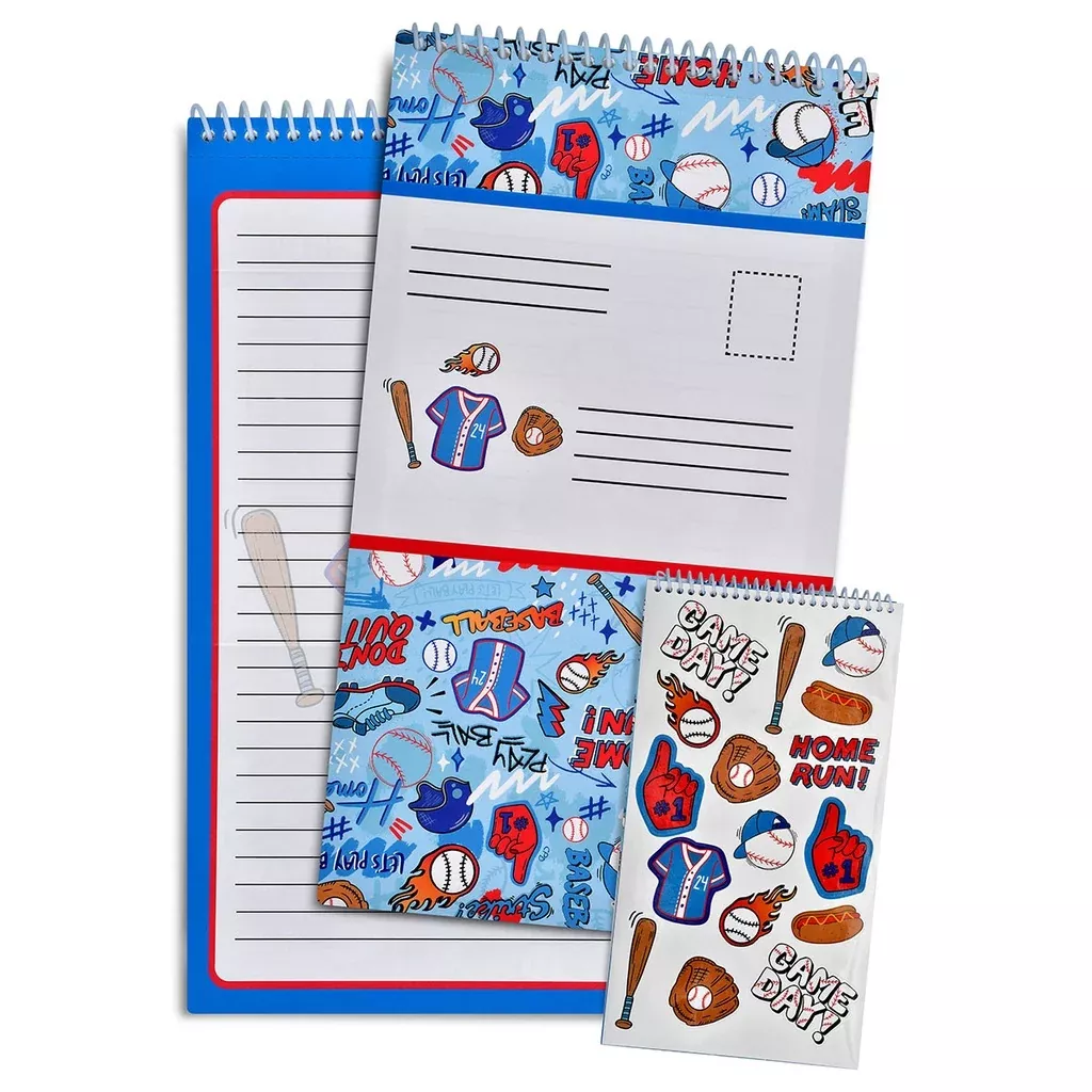 Iscream Corey Paige Ballgame Seal & Send Stationery