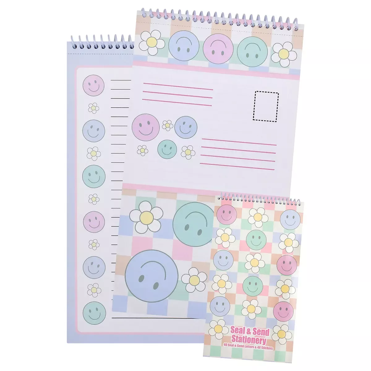 Iscream Smile Flower Seal & Send Stationery