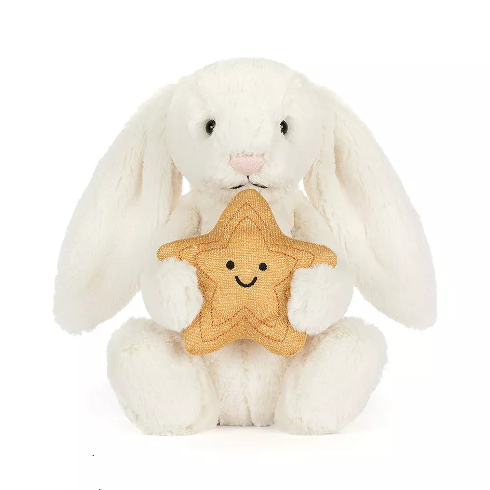Jellycat Cream Bunny with Star - LIMIT OF ONE PER CUSTOMER