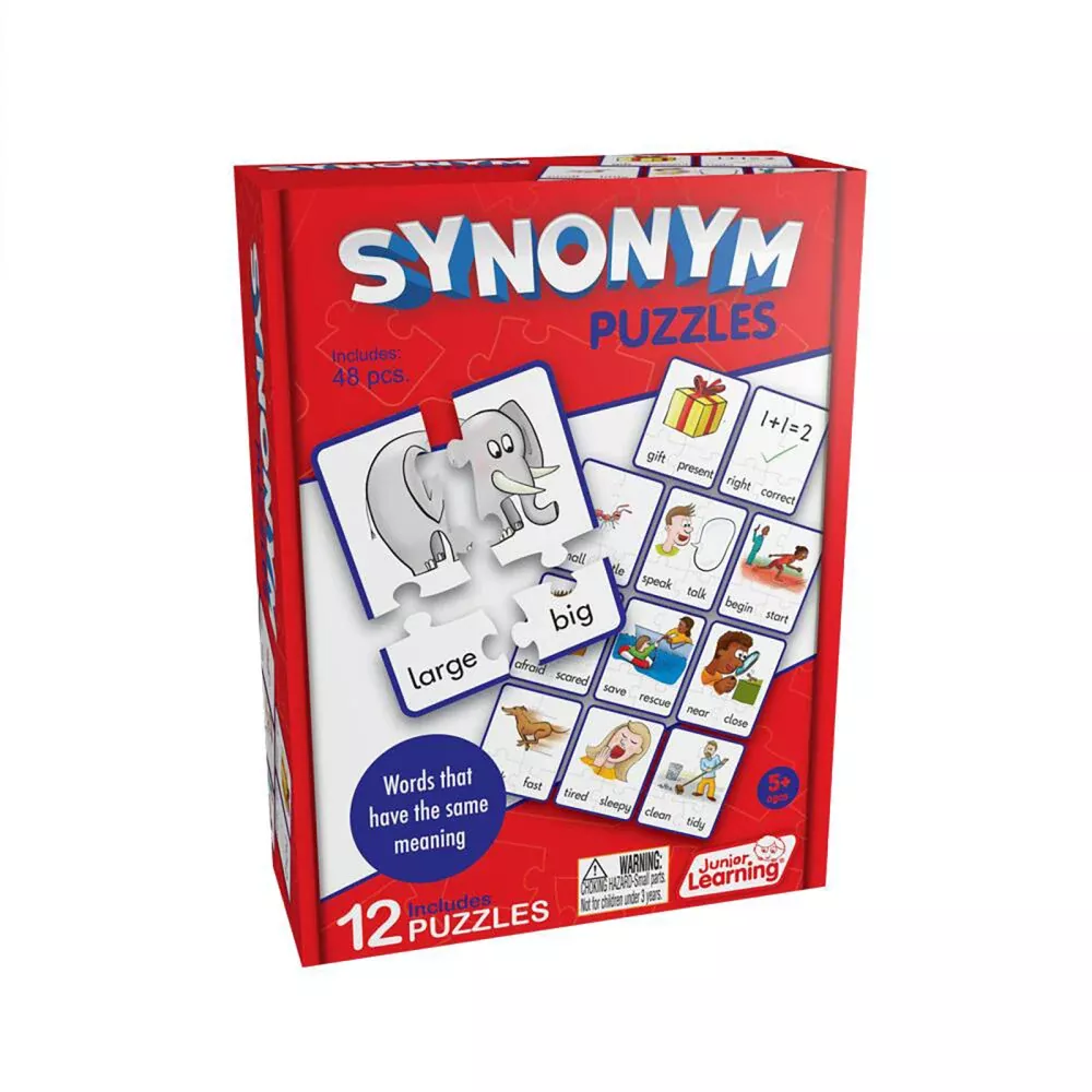 Junior Learning Synonym Explorer - Educational Vocabulary Puzzle Set