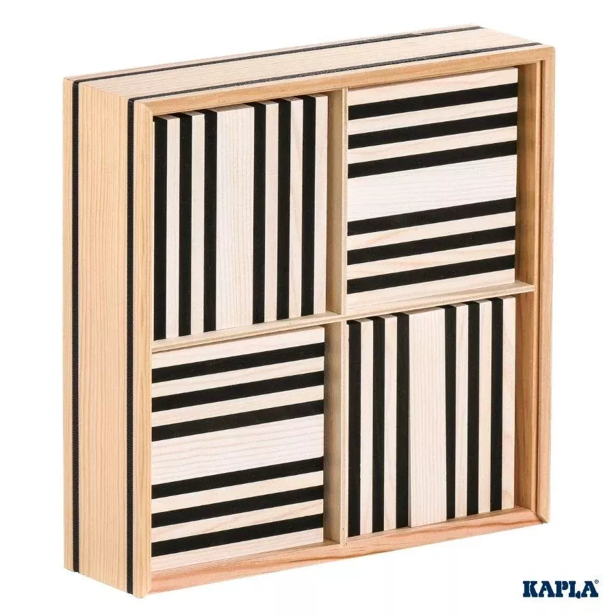KAPLA - Black & White - 100 Planks