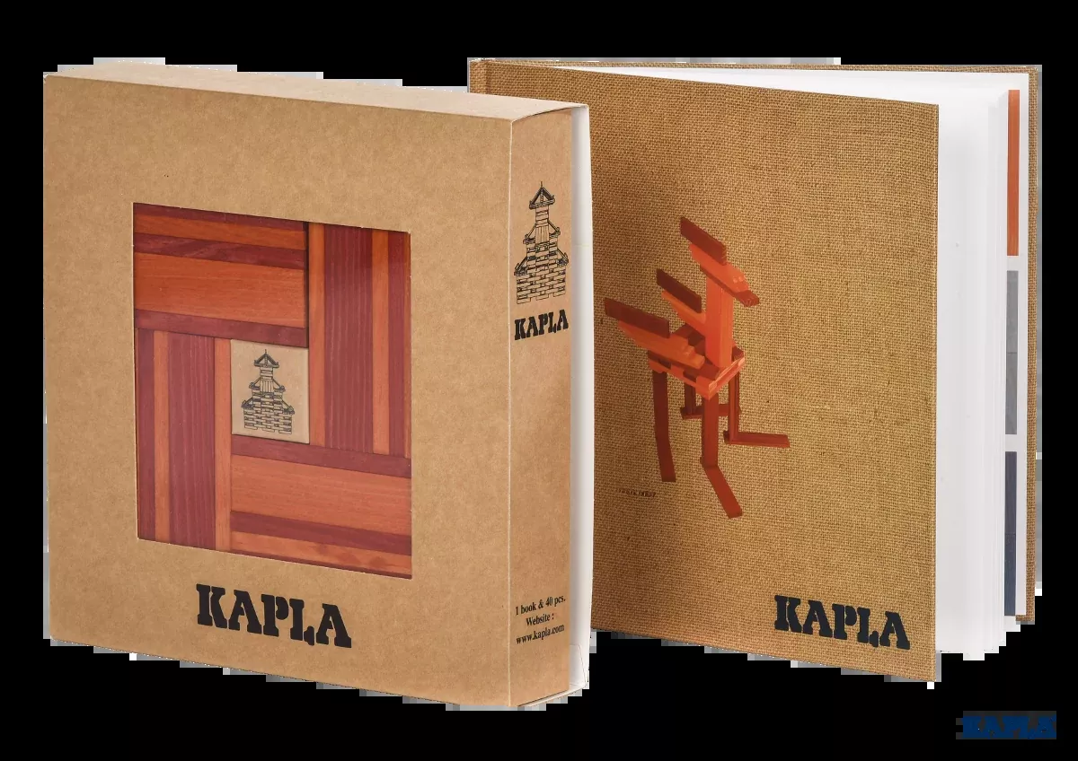 KAPLA - Red & Orange - 40 Planks