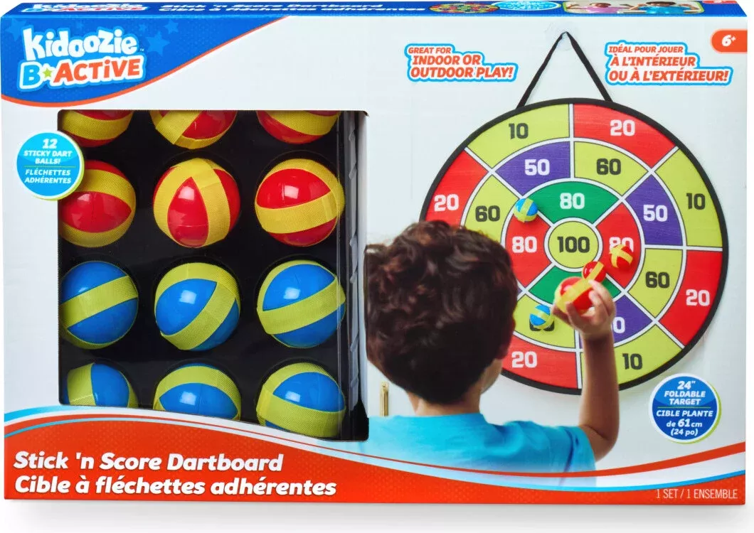 Kidoozie Stick 'N Score Dartboard