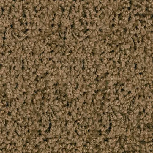 KIDply Soft Brown Sugar 6' x 9' Rectangle Solid Carpet
